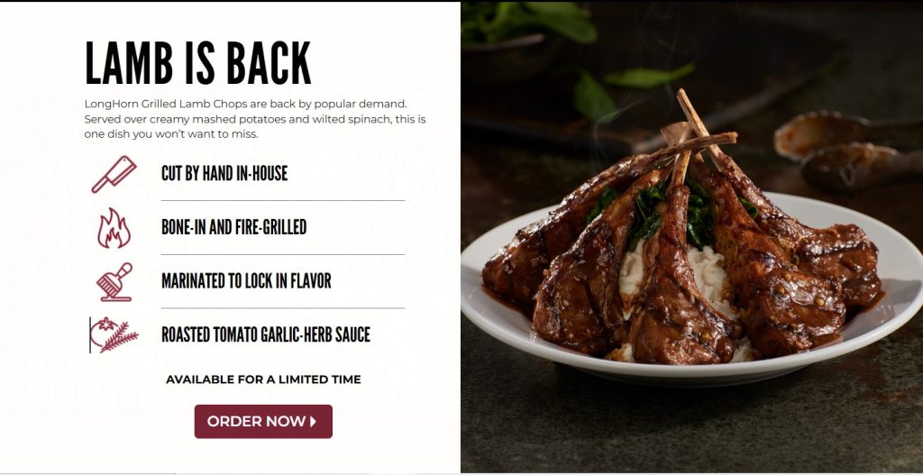 LongHorn Grilled Lamb Chops