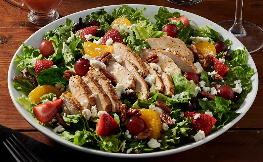 Grilled Chicken & Strawberry Salad